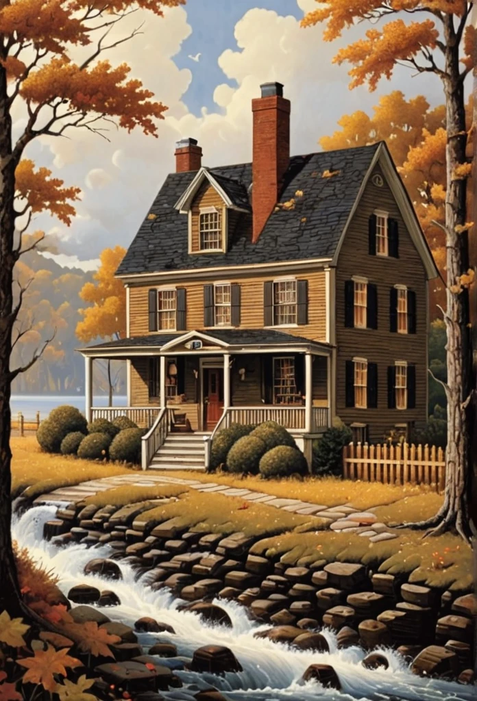 by Charles Wysocki, best quality, masterpiece, 8k