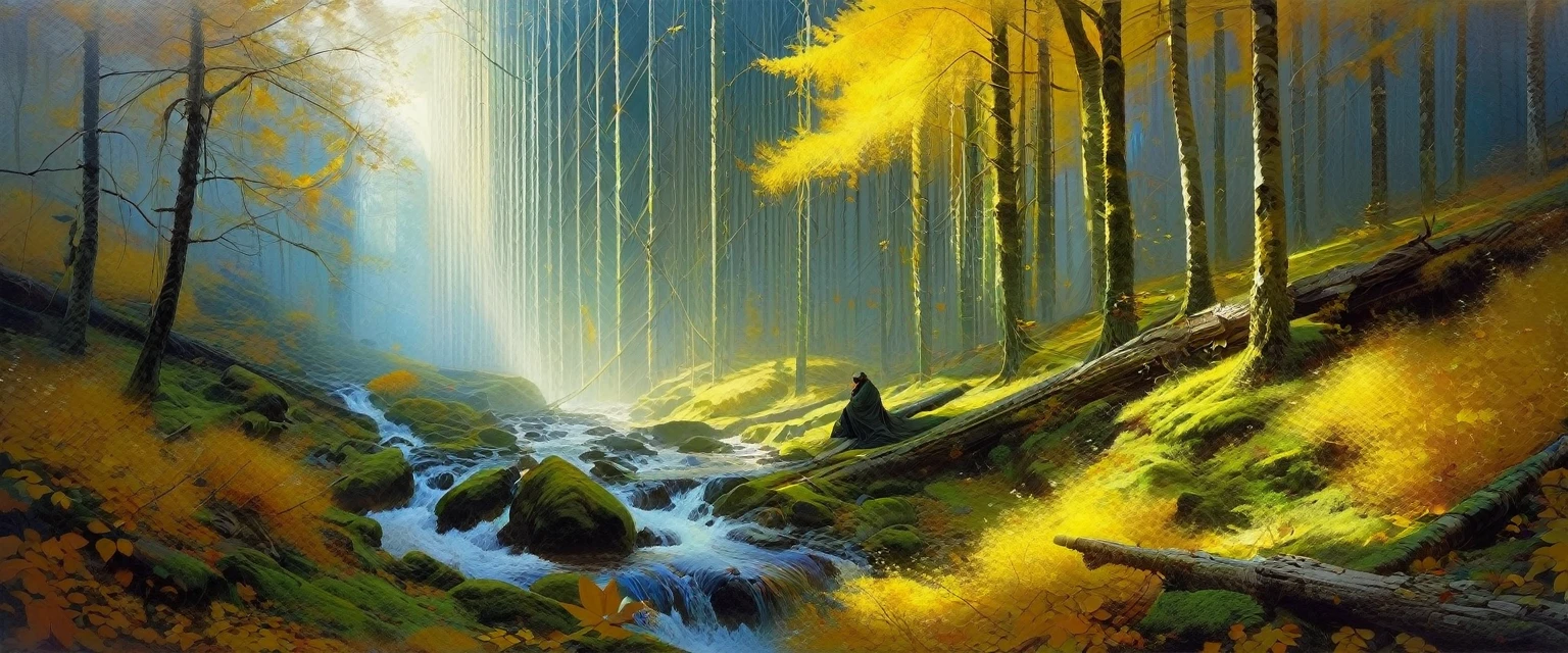The fall, art inspired by Wadim Kashin