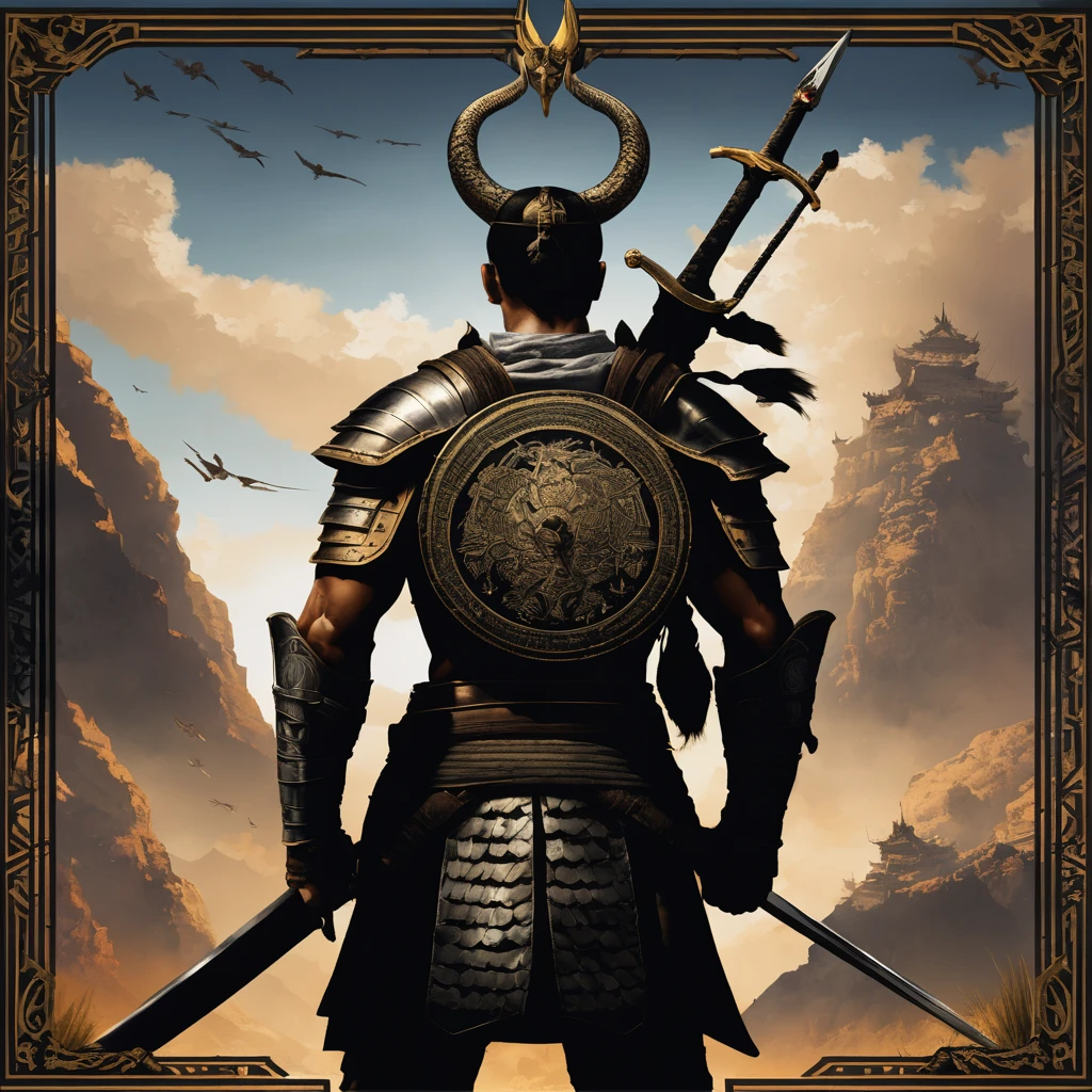 Warrior's back