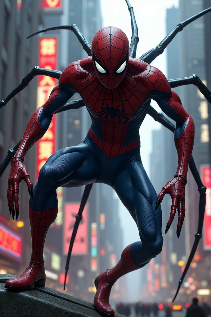 Alien disguised as Spiderman 