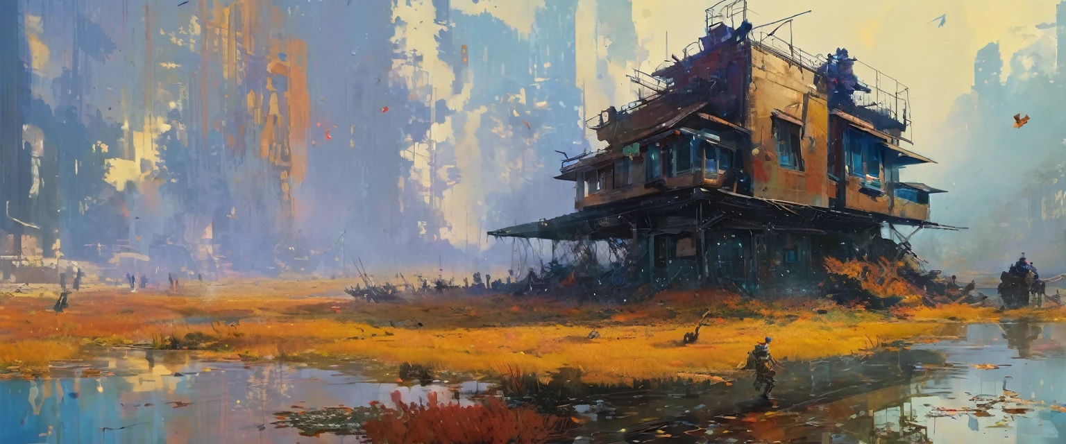 The fall, art inspired by Wadim Kashin