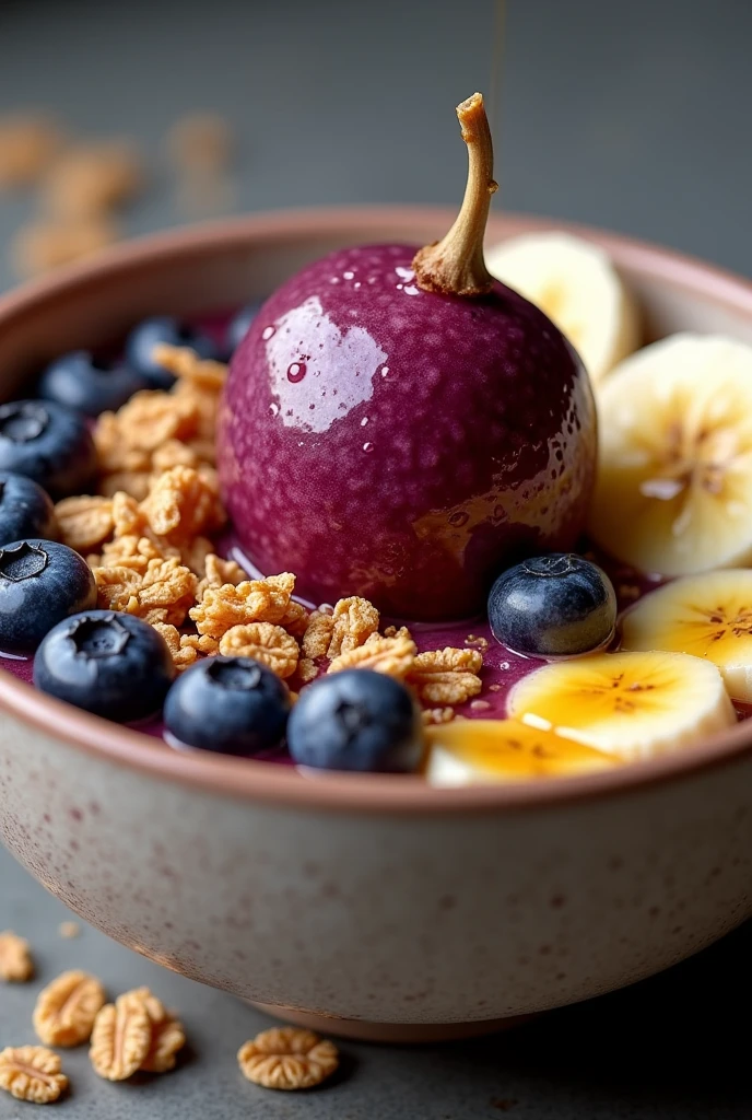 realistic acai tilted to the side