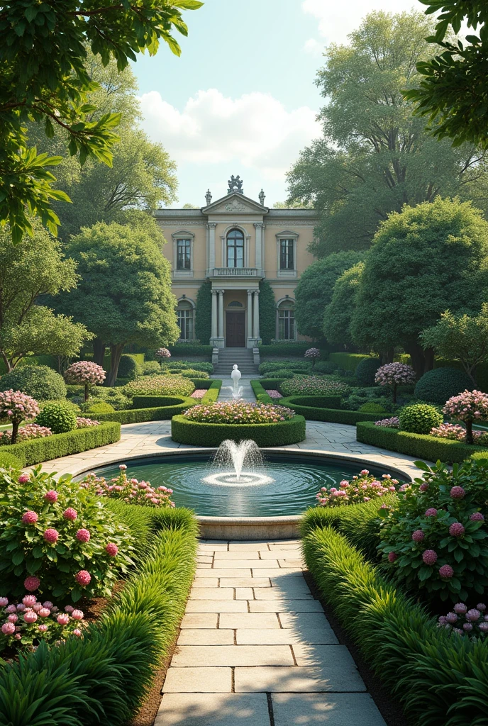 realistic photo gardens for presentation 
