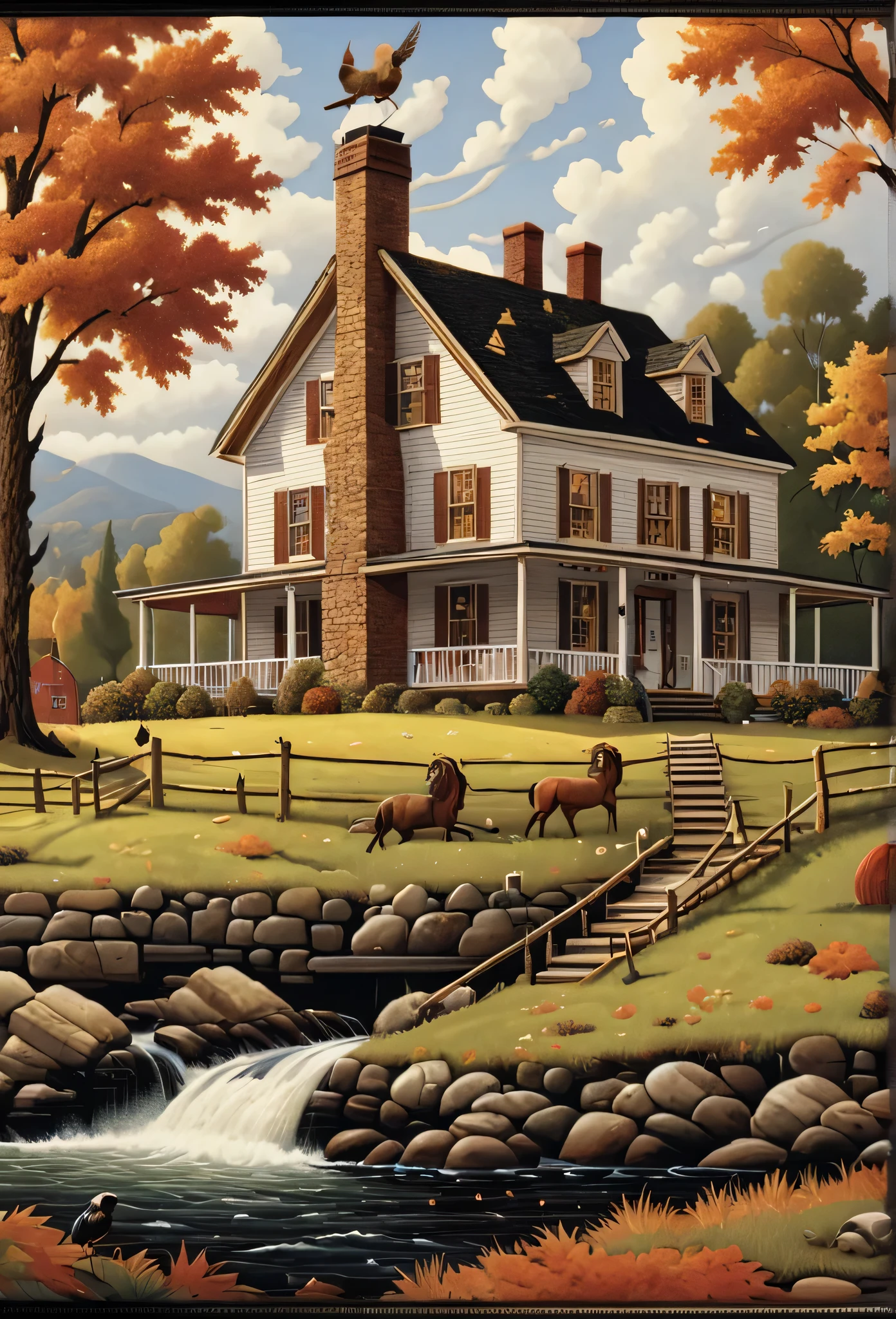 by Charles Wysocki, best quality, masterpiece, 8k