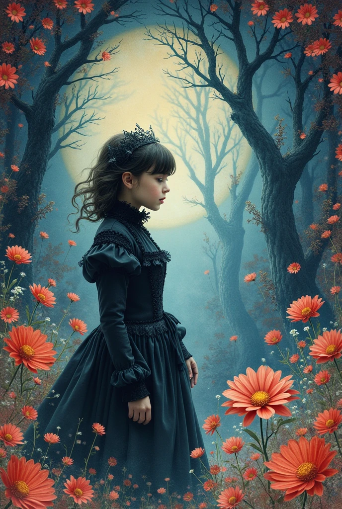 Melodic Dreams, masterpiece, the best_Qualitative, 1 girl, solo, (Goth:1.2), Gothic image, Colorful Surrealism,
watercolor painting, (Kathrin Welz-Stein), Intricate surreal background ((shot))