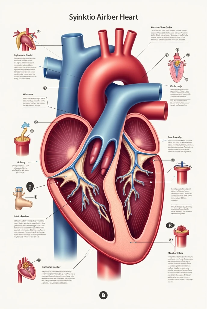 Draw a diagram explaining how the human heart works.