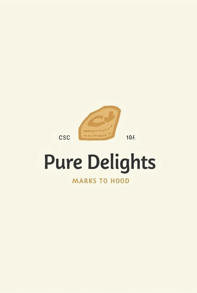I'm thinking of creating a business that sells lactose-free products. These products will be made by me and acquired from outside sources. It will also have other natural origin products. I thought of this name: "Pure Delights". I need you to help me create a logo with this name, focused on this type of business.