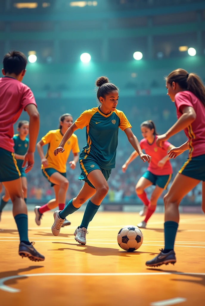 Create an Instagram post image about Futsal