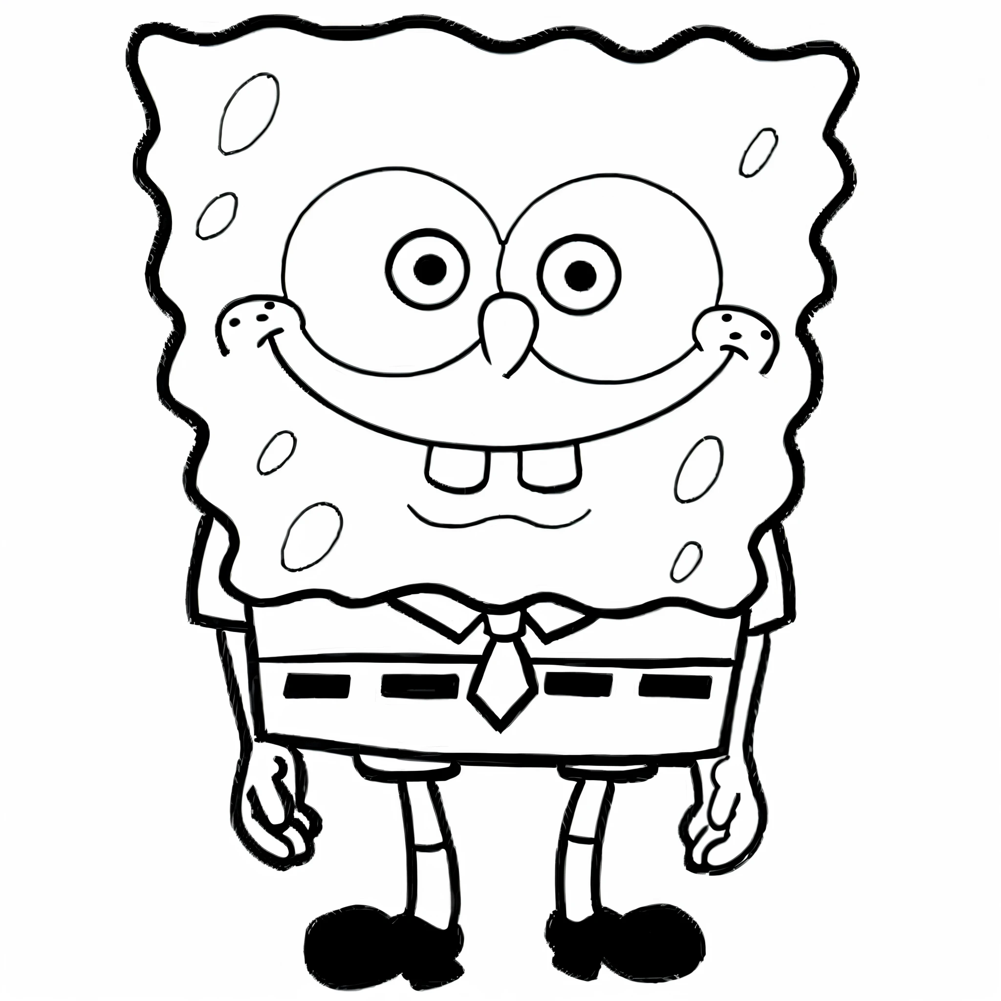SpongeBob in line