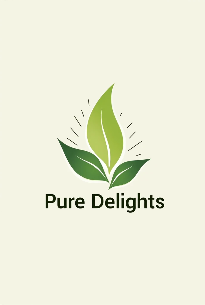 I'm thinking of creating a business that sells lactose-free products. These products will be made by me and acquired from outside sources. It will also have other natural origin products. I thought of this name: "Pure Delights". I need you to help me create a logo with this name, focused on this type of business.