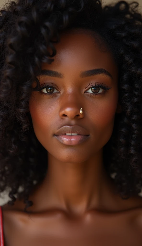 Haïtienne très jolie couleur de peau cheveux ébène crépis visage rond3