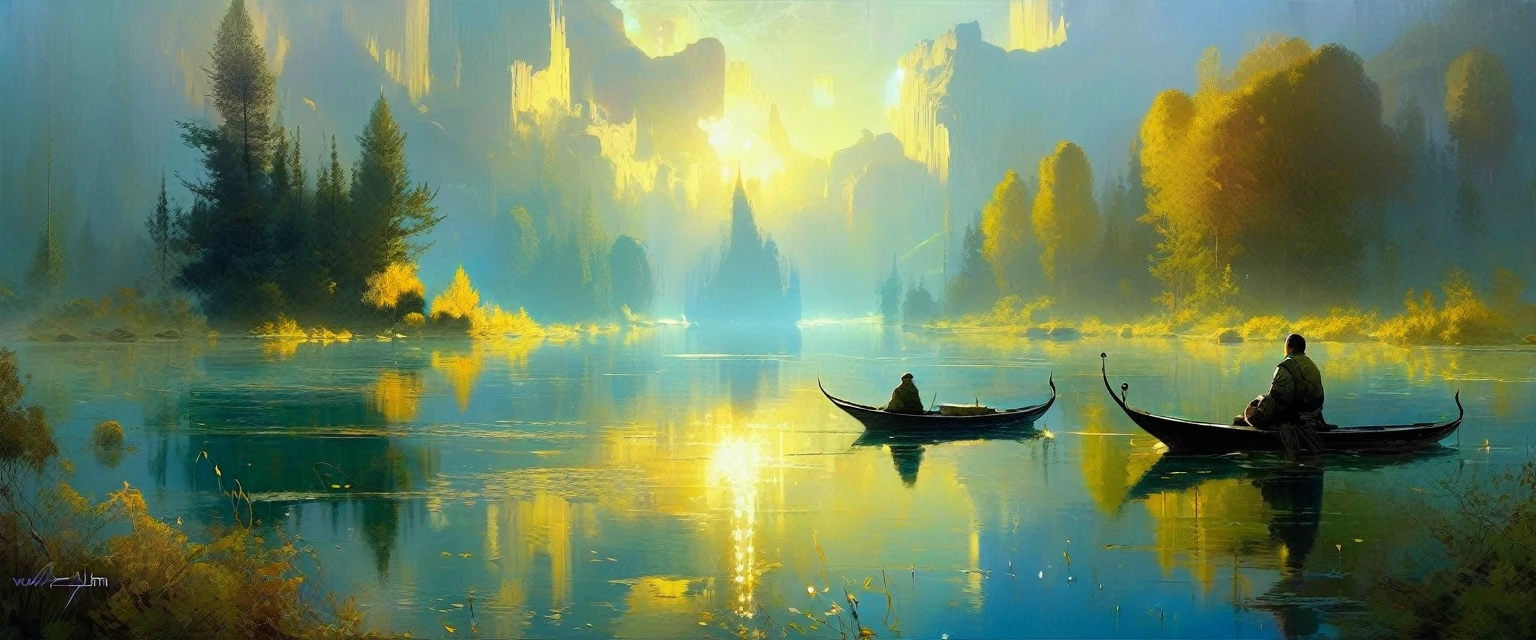 the calm, art inspired by Wadim Kashin
