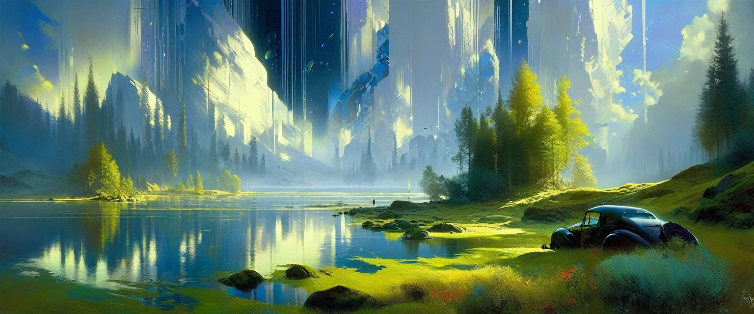the calm, art inspired by Wadim Kashin
