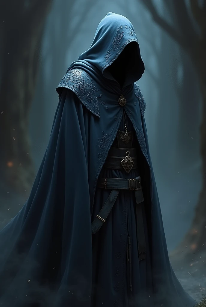 RPG Illustration Item Shadow Cloak