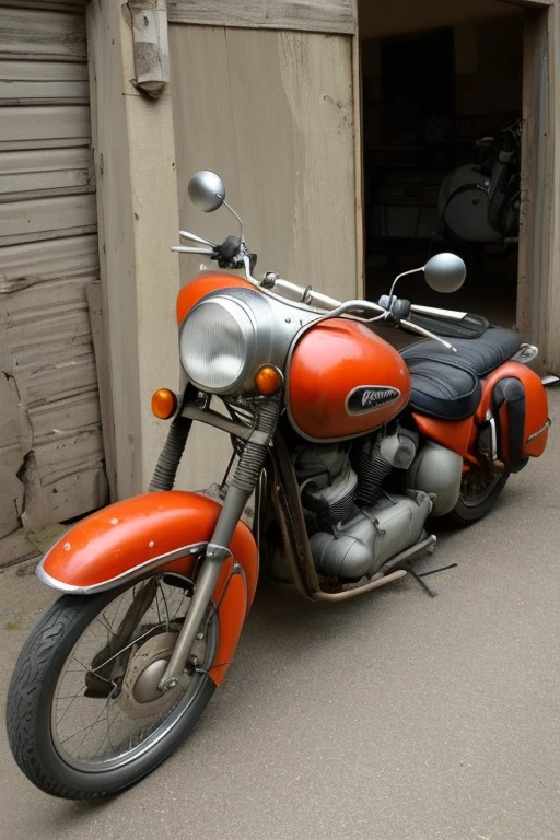 Just an old motorcycle