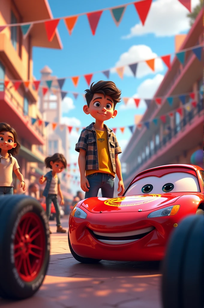 I invite you to my birthday party, the name is Diego and the theme is Cars.