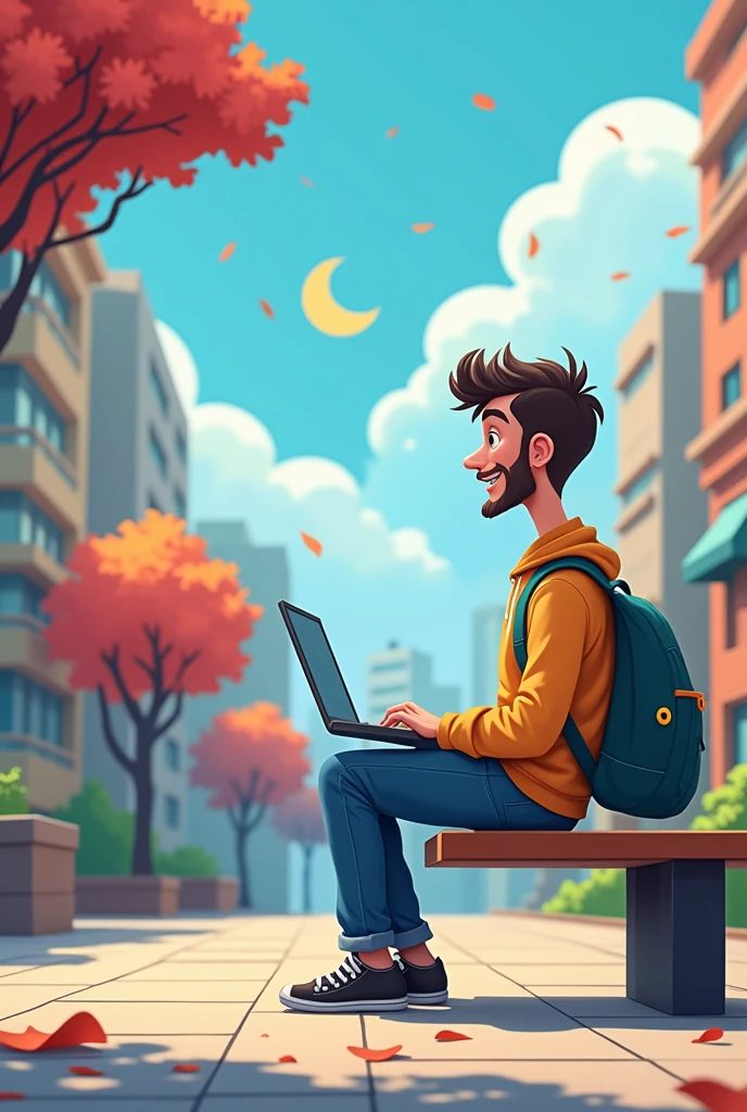 un développer sur un banc de profil de type animé