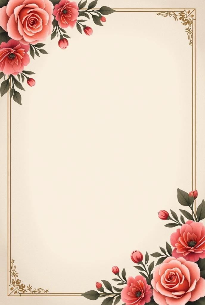 Create a rectangular card for Mother&#39;s Day and have space to write on it.

