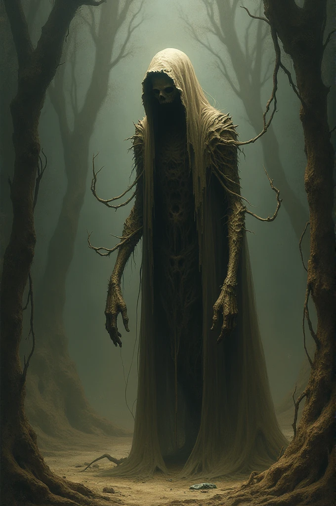 I created an imaginary being inspired by the fantasy universe of Francisco de Goya