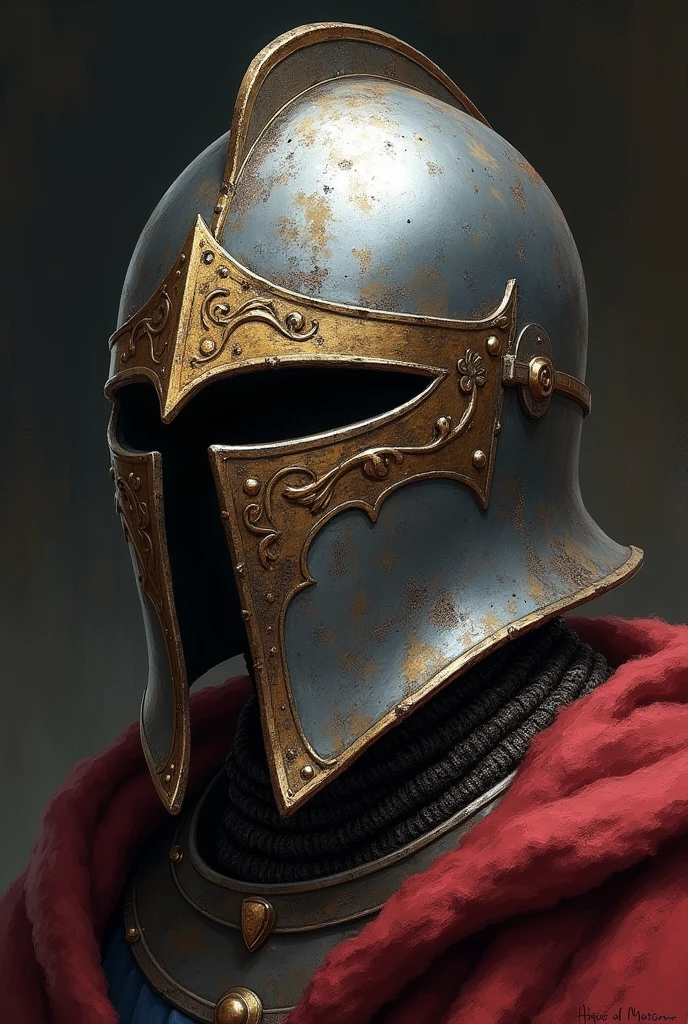 Knight Helmet Medieval RPG Illustration