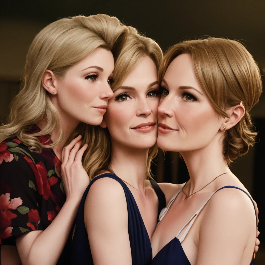 emily and sue dickinson from the show dickinson kissing