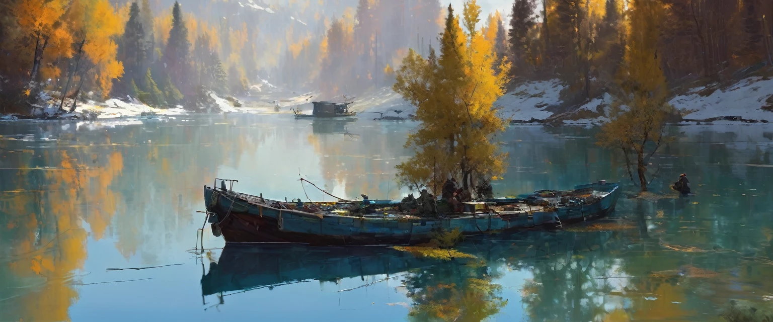 the calm, art inspired by Wadim Kashin
