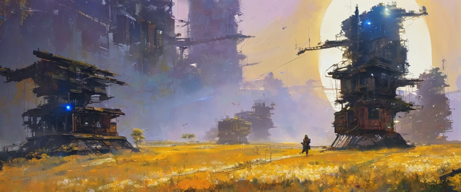 sun, art inspired by Wadim Kashin
