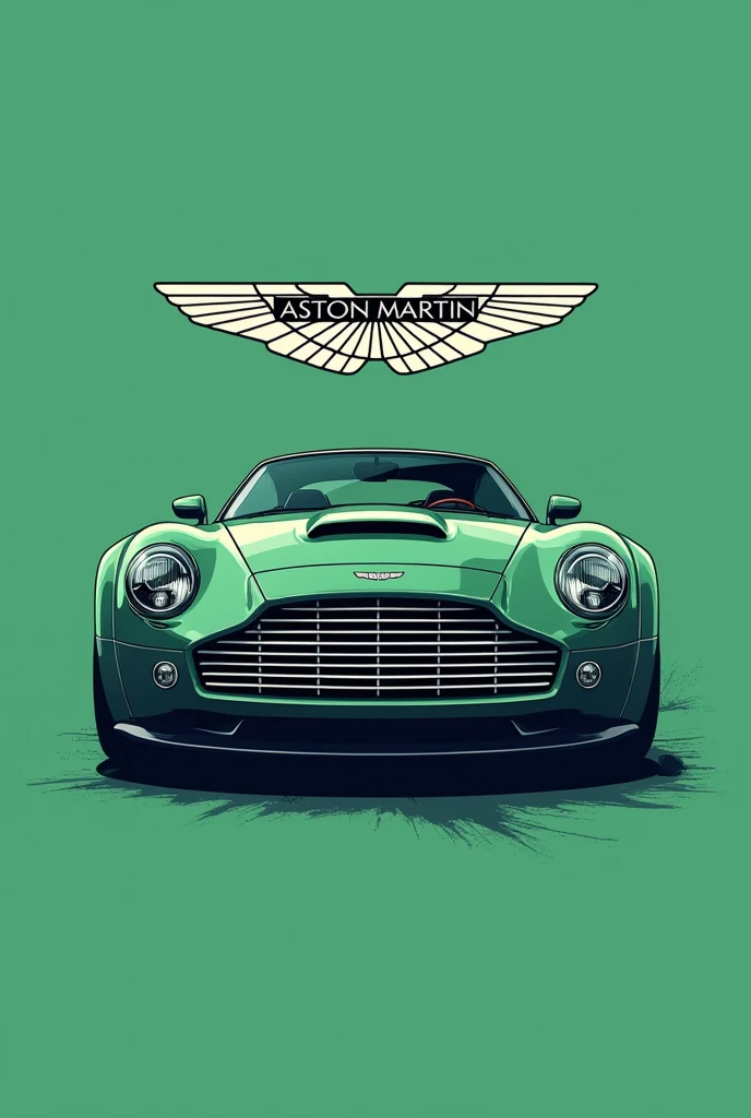 You can create a green Aston Martin t-shirt that has the 1927 logo on it., say intercoll