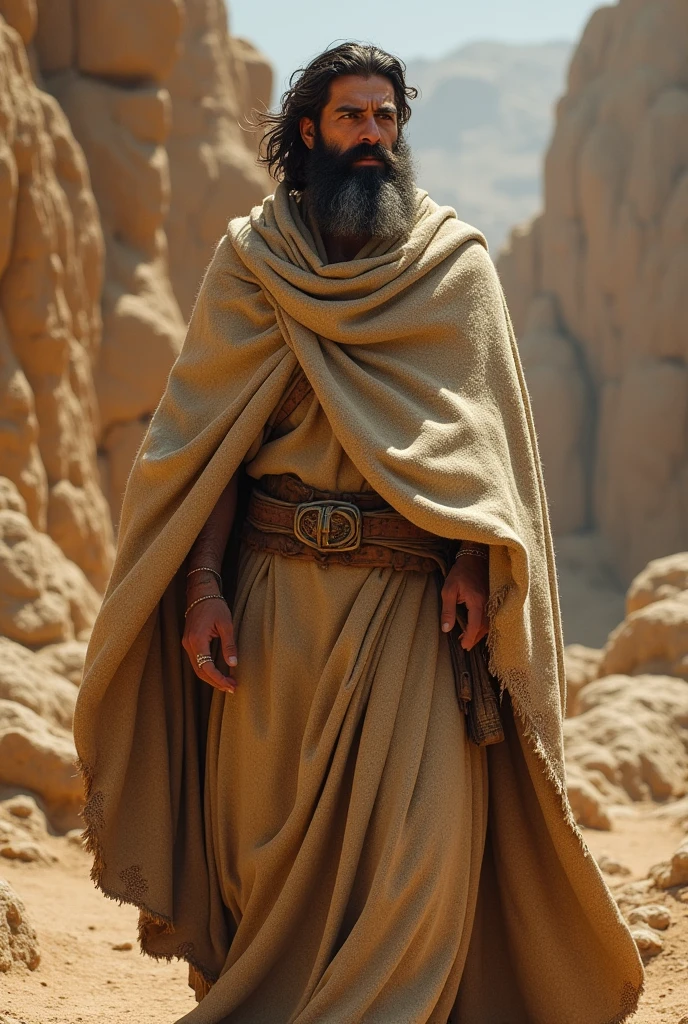 PROPHET ELIJAH'S MANTLE FROM THE BIBLE MADE OF SHEEP SKIN