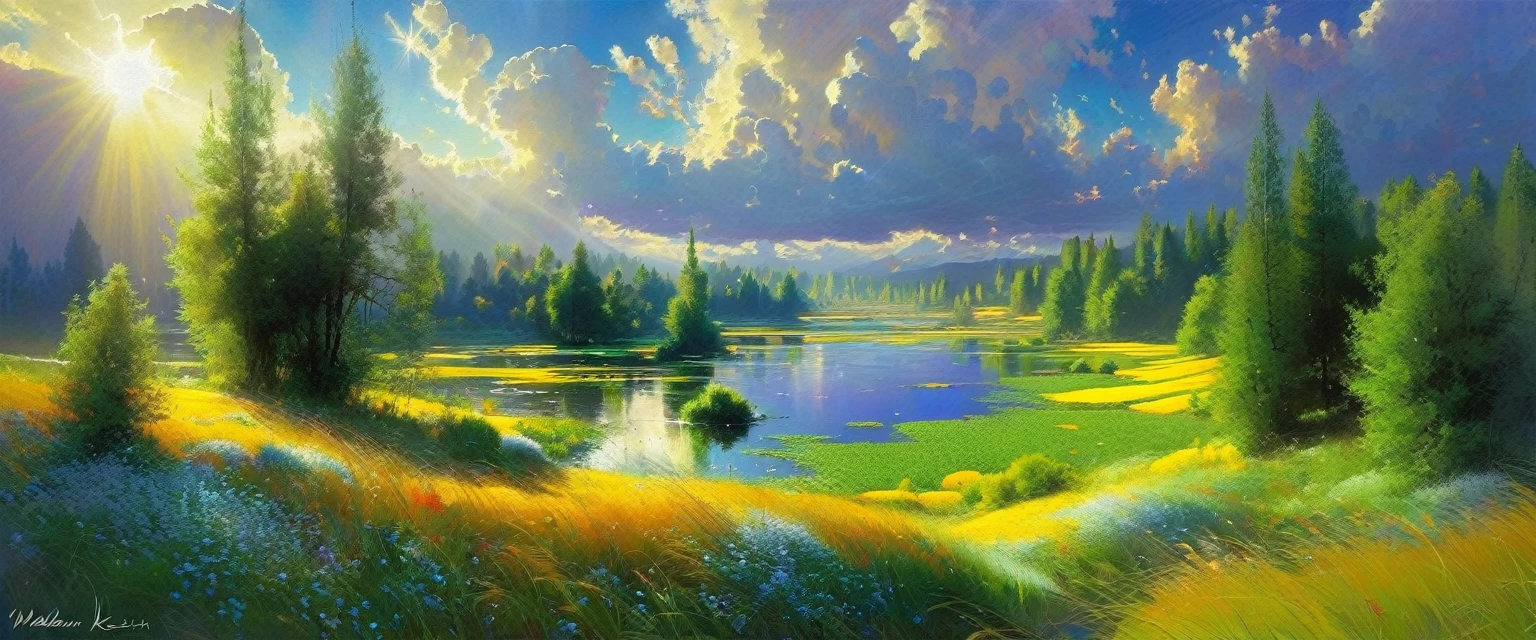 summer, art inspired by Wadim Kashin