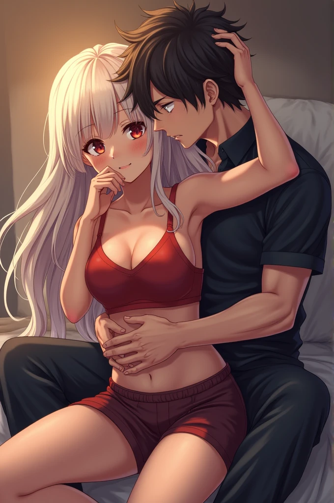 man raping an anime girl