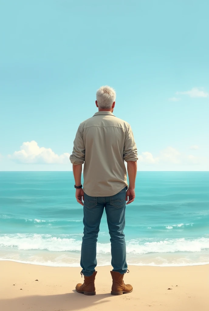 Man on the beach