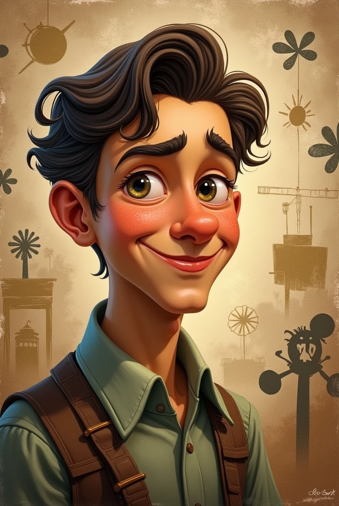 walt disney with 5 years