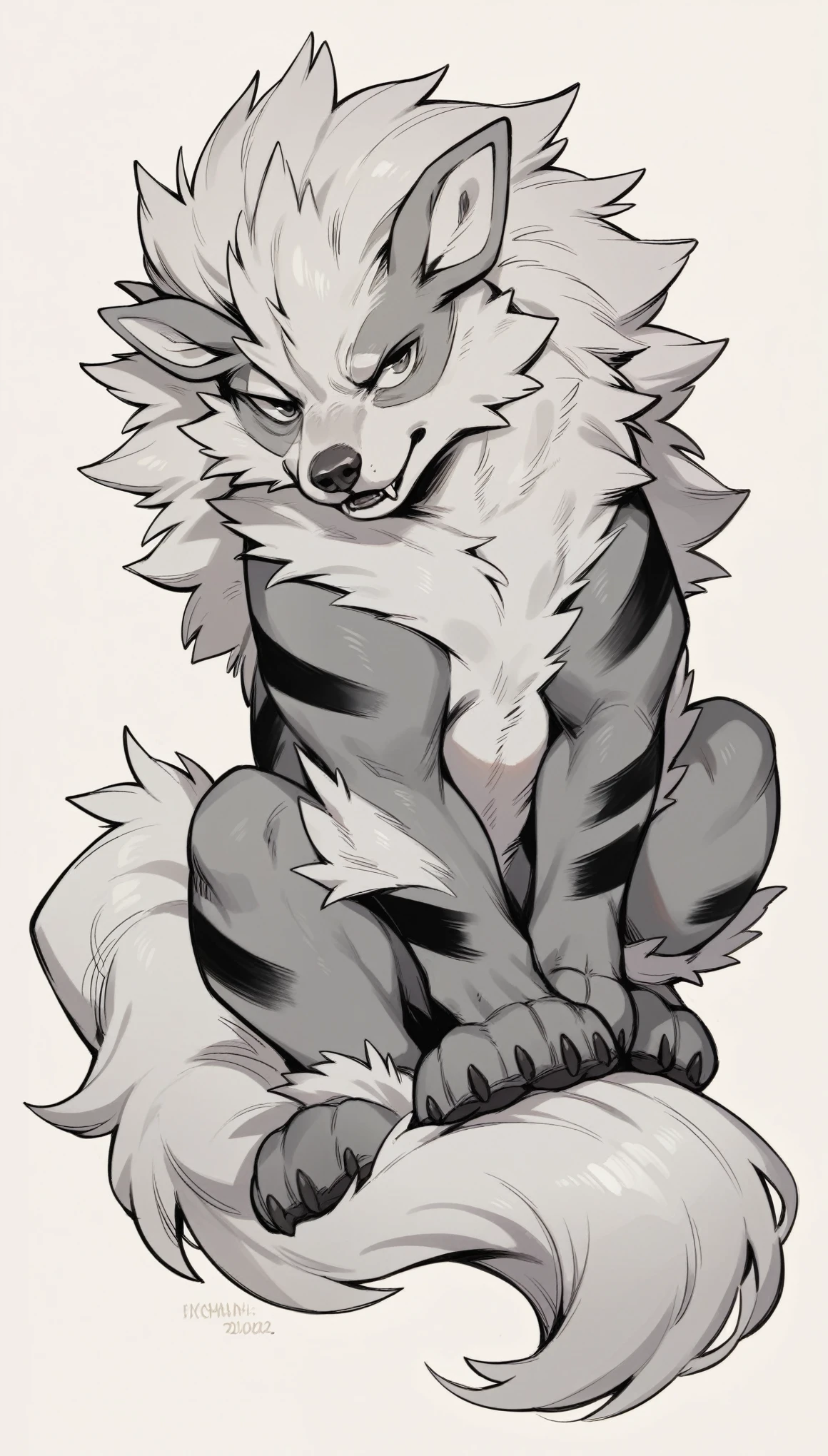 Feral arcanine,