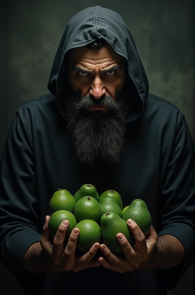 Evil man, barba, I brought avocados