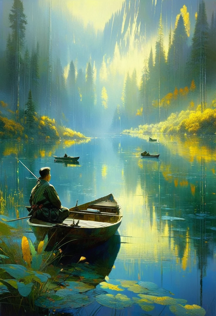 the calm, art inspired by Wadim Kashin