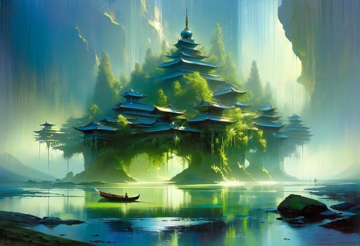the calm, art inspired by Wadim Kashin