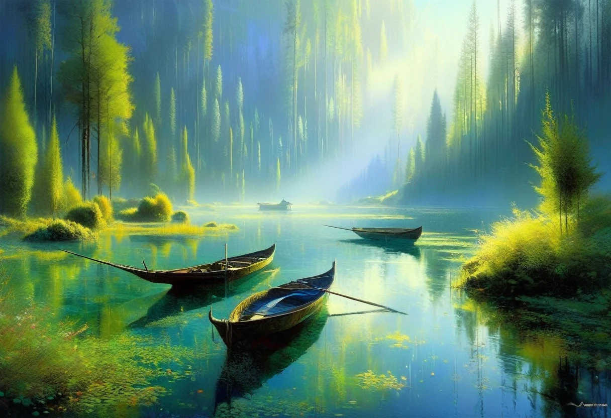the calm, art inspired by Wadim Kashin