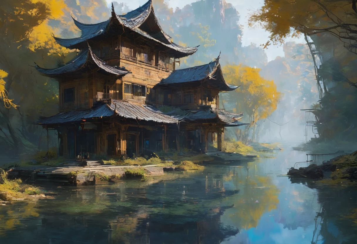 the calm, art inspired by Wadim Kashin
