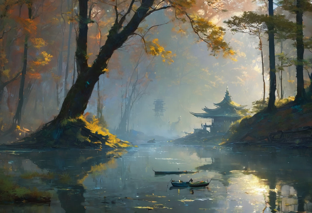 the calm, art inspired by Wadim Kashin
