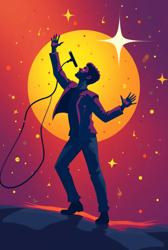 Generate many plagiarism-free images of a singing contest logo without text.