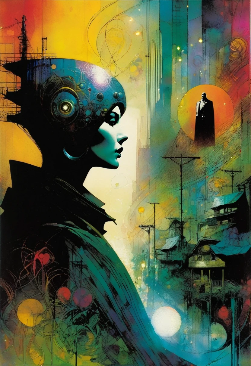 life, art inspired by Bill Sienkiewicz and dave mckean
