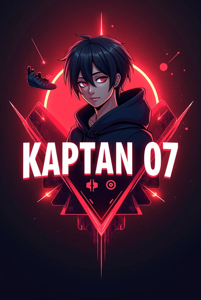 PROMPT
This is a gaming logo that features the name "KAPTAAN07" in a futuristic font and a red color. and Boy Anime avtar, The logo also has a stylized controller icon and a battle ground mobile in the background. The logo is designed to be attractive and eye-catching, and to appeal to gaming enthusiasts and YouTube viewers. I hope you like it.
EDITING