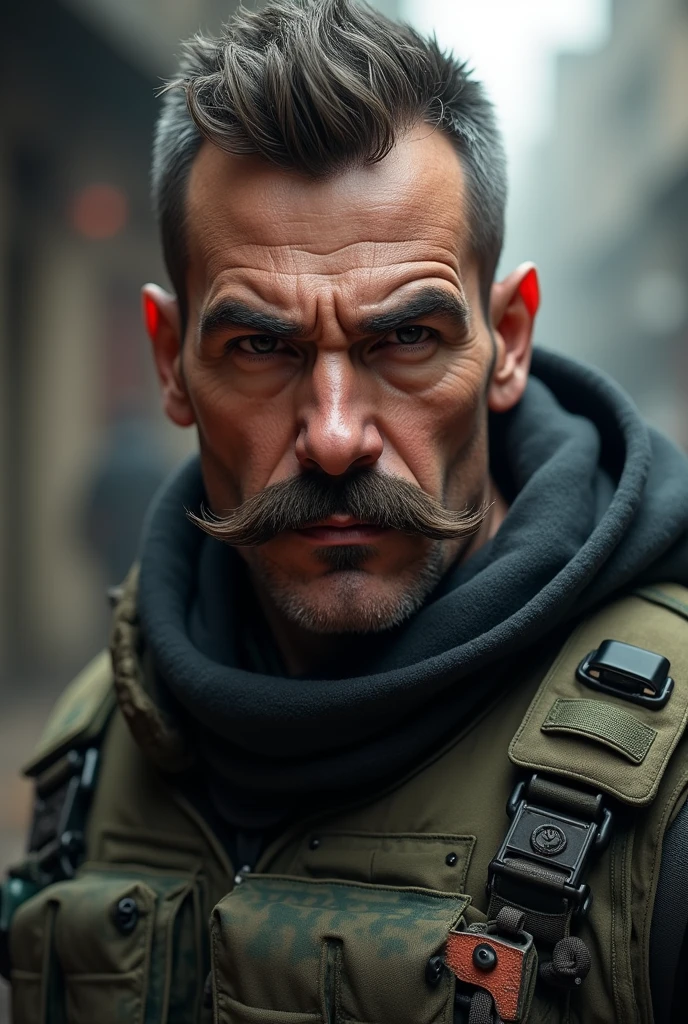 um personagem de counter strike com bigode