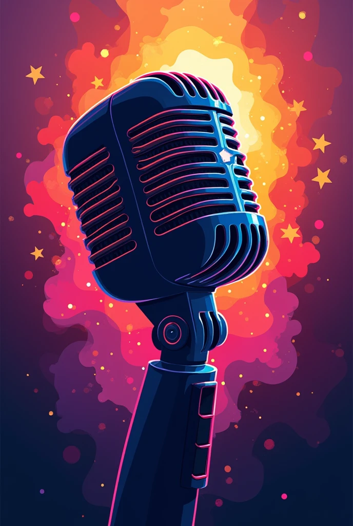 Generate many plagiarism-free images of a singing contest logo without text.