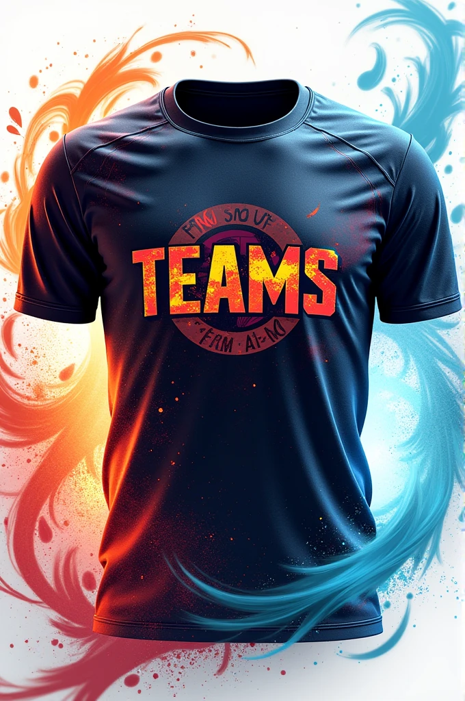 Team shirt, with wind.