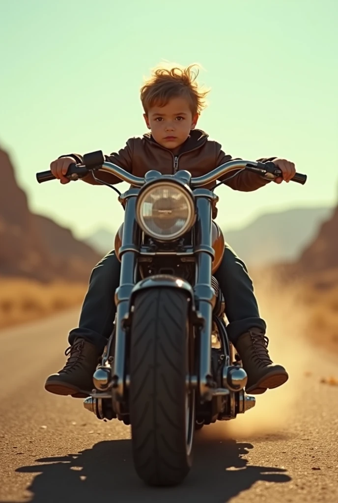 riding motorcycle