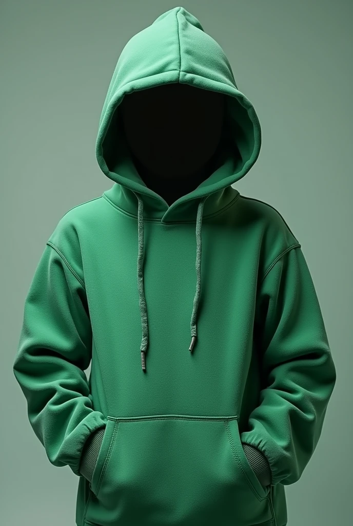 Warmer jersey long sleeves with hoodie color green