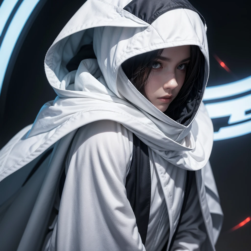 White-cloaked assassin who hides their face with their hood and uses short-range blades. 