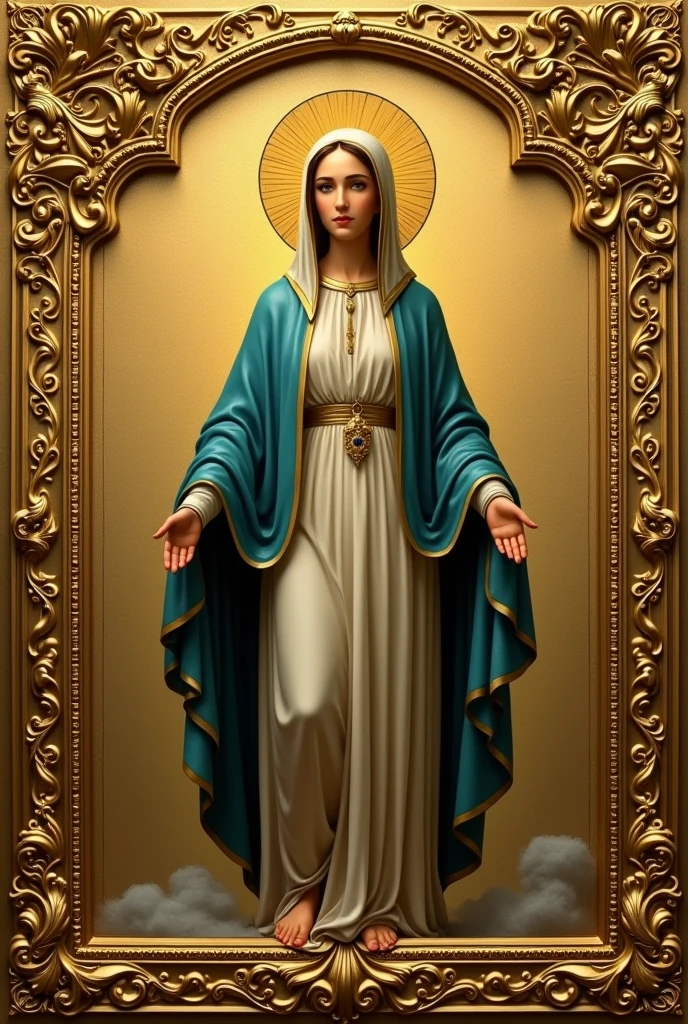 Golden border of the Virgin of Consolation of Táchira